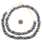 The Bead Chest Painted African Krobo Beads - Full Strand of Ghanaian Tribal Glass Beads for Necklace or Jewelry Making (Kabeela Medley)